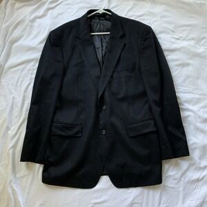 Jos. A. Bank Men's 100%‎ Cashmere Sport Coat Size 44 Regular Black Blazer Jacket